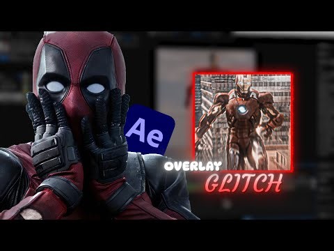 How to create GLITCH overlay | After Effect Tutorial