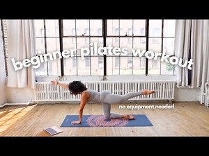 28 Min Pilates Workout for Beginners! The perfect routine to learn Pilates at home with no equipment
