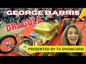 GEORGE BARRIS 1964 DRAGULA CAR FROM MUNSTERS WITH TV SHOWCARS