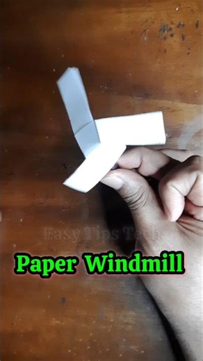How to make a Paper Windmill Easy #shorts #diy #windmill