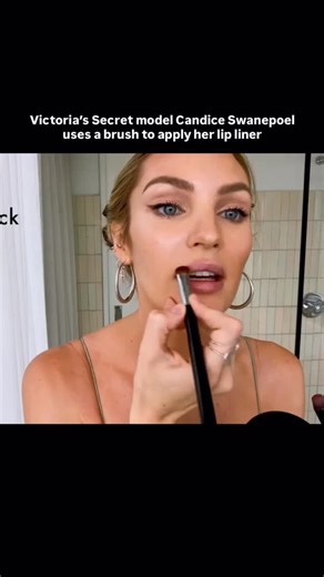 Dress well eat well on Instagram: "Model candice swanepoel reveals her makeup hacks . . . . . . . . . . #foryoupage #fy #girl #GlowUp #glowuptips #adviceforgirls #beautytips #BeautyTok #beautyhacks #aesthetic #feminine #glowupforreal #fy #foryoupage #skincareroutine #glassskin #skincaretips #glowuptipstoryou #vogue #biglips #lips #modelmakeup #koreanbeautytips #lipliner #supermodel #victoriasecretmodels #celebrity #candiceswanepoel #cleangirl #makeuphack"