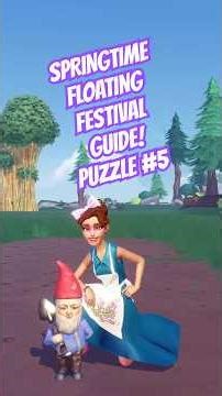The Springtime Floating Festival Guide! Puzzle #5 ALL ANSWERS! | Disney Dreamlight Valley #shorts