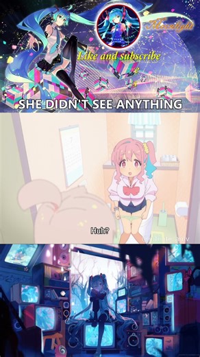 SHE DIDN'T SEE ANYTHING 😱 || #anime #animeedit