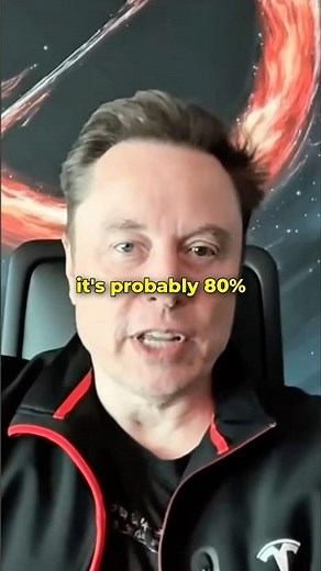 Elon Musk NEW Prediction: “80% Chance The Future Isn’t A DISASTER!” 😳 #shorts #elonmusk