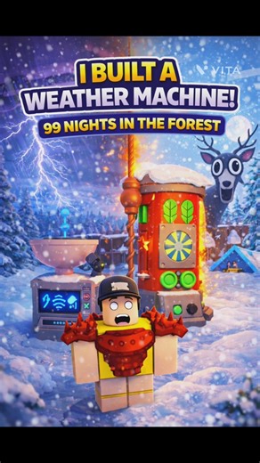 I Built a WEATHER MACHINE in 99 Nights in the Forest 😱