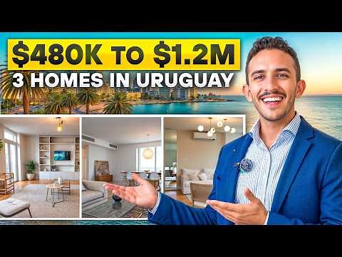 3 Home Tours in Montevideo Uruguay | $480000 to $1.2 Million
