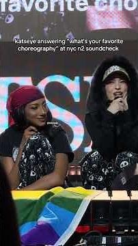asking KATSEYE what's there favorite choreography?