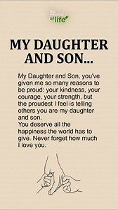 2M views · 27K reactions | My Daughter and Son | The meaning of life | Facebook