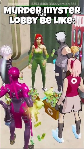 Murder Mystery emote lobby