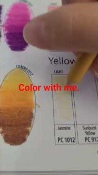 Coloring in my Tri Tone Sets Swatch Chart Coloring Book by Coloring Bliss