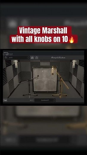 AmpliTube 5: Vintage Marshall with ALL knobs on 10🔥 #guitartone #amplitube5