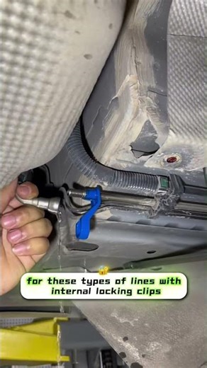 How to disconnect fuel and AC lines in seconds. ⚡️ Must-have tool for every garage!