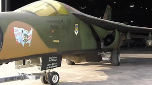 General Dynamics F-111F Aardvark In all, 566 F-111s of all series were built; 106 of them were production F-111Fs. The F-111F on display flew in combat with the 48th Tactical Fighter Wing in 1991 during OPERATION DESERT STORM. It arrived at the museum in May 1996. | National Museum of the U.S. Air Force