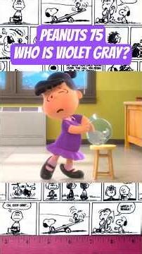 Who is Violet? A lesser known #Peanuts character! #charliebrown #snoopy