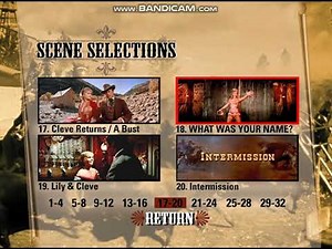 How the West Was Won 1999 DVD menu walkthrough