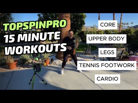 Tennis Fitness at Home | 15-Minute Daily Workouts with TopspinPro