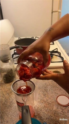 How to make Thc syrup 🫠 #cookwithme #lemonade #strawberry #gardening