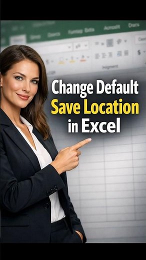 Change Save Location File | F12 Save As Shortcut #excel