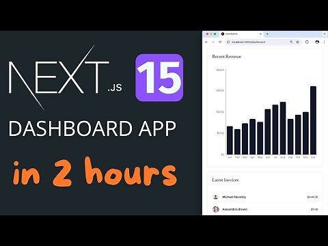 Nextjs 15 Dashboard App For Beginners [ Learn Next.js 15 & React 19 In 2 Hours ]