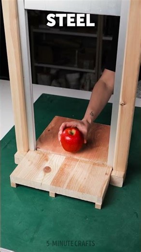 Simple Physics Test 🍎 Apple & Different Materials 📊