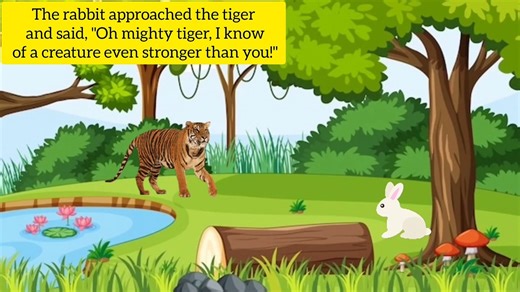 Lion and Rabbit story in English | Moral story for kids.