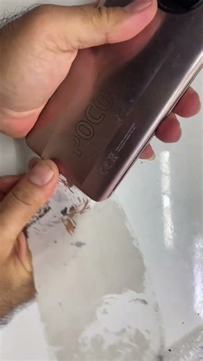 remove back case poco x3 pro