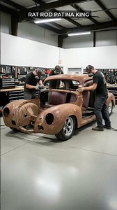 🔥 INSANE Patina King Rat Rod Build - 1940 Ford Coupe Transformation!