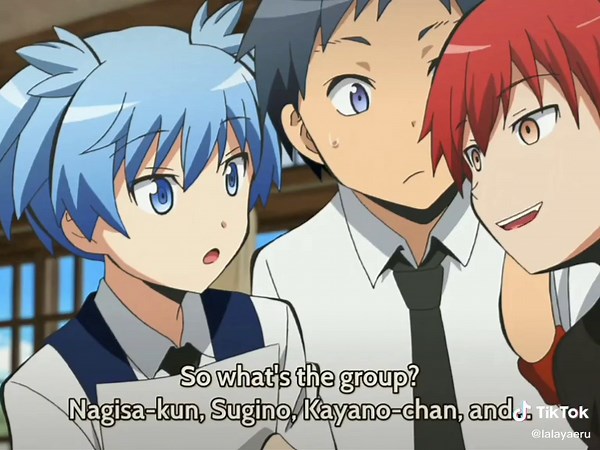 Karma and Nagisa Ship Moments | Assassination Classroom Fan Fiction