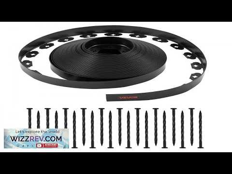 VEVOR Landscape Edging 100 ft x 1.5 in Plastic Garden Border Edging