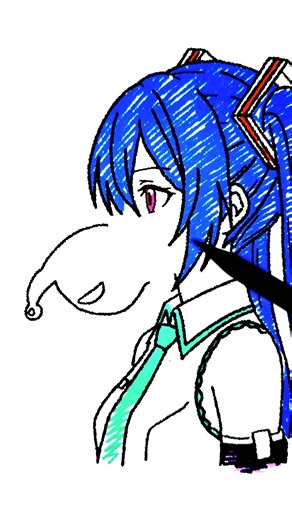 誰かわかる？初音ミクと誰かを描いてみた【ヤラララ】