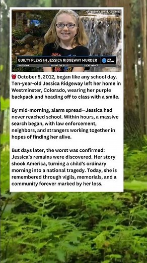 🎒 The Bittersweet Tragedy of Jessica Ridgeway 🎒