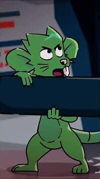 Cat and Mouse! 😼🐭 | Beast Boy: Lone Wolf | Cartoon Network #shorts