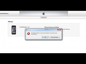 6 Ways To Fix iTunes Error 53 / Iphone Error53 / IOS 9 Error 53