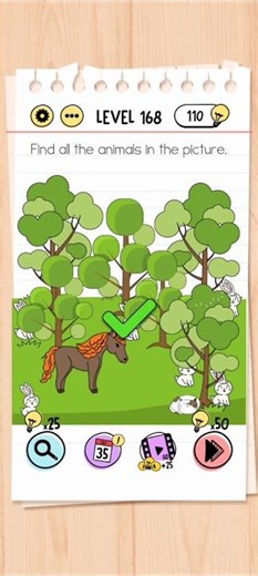 brain test level 168 😈 #gamingshorts #braintestsolution #ytshorts #games