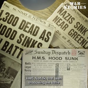 1.2M views · 10K reactions | It was the pride of the British Navy. So when HMS Hood was sunk, it meant one thing. The hunt for the Bismarck began! | War Stories | Facebook