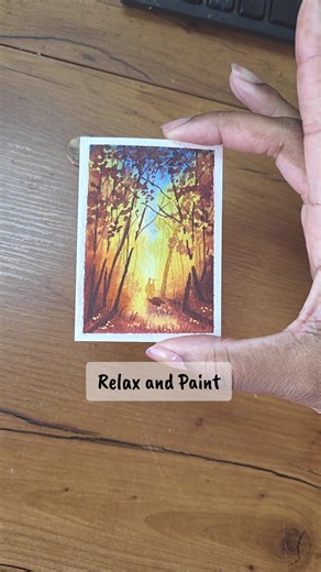 Relax and Paint a Watercolor Landscape: A Speedpaint Guide