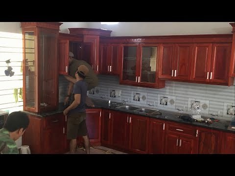 How To Installation Full Kitchen Cabinets Wall Mounted - Awesome Woodworking Techniques