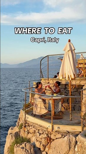 5 TOP RESTAURANTS IN CAPRI, ITALY!