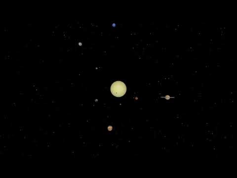 Solar System Music Sequencer (Genuary 2022)