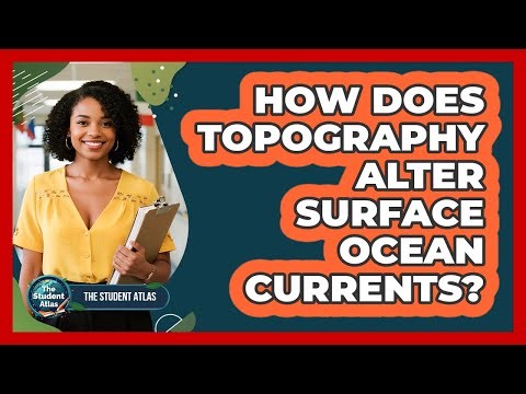 How Does Topography Alter Surface Ocean Currents?
