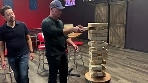 Always having fun on the road! Professional Jenga players at their best... 😅🤣😆 | Stone Cold and The Jackal