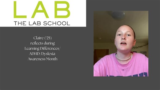 Proudly Lab: Extraordinary Differences. Extraordinary Successes. Enjoy our Lab Alumni Video Series during October Awareness Month! | The Lab School of Washington