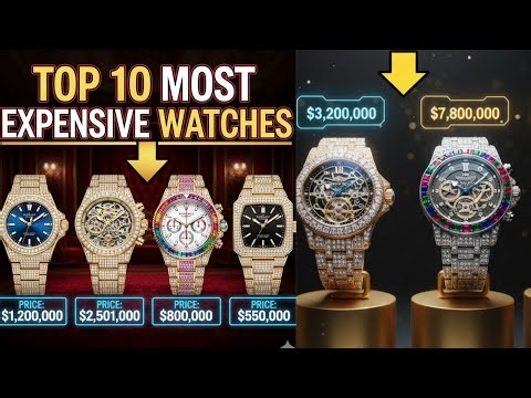 The ten most expensive wristwatches in the world