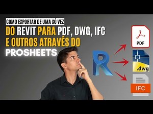 Como exportar do Revit para PDF DE UMA SÓ VEZ todas suas folhas de impressão com PROSHEETS!