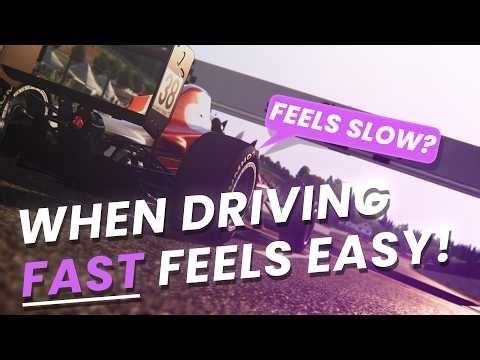 Why Driving FAST Actually Feels EASY!