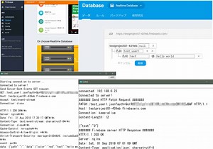 Firebase Realtime Database のデータ保存、取得、ストリーミング受信実験( ESP32 , M5Stack )