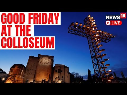 Good Friday Service at Rome's Colosseum | Good Friday 2023 Live | Vatican City