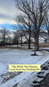 Looking to go sledding the next time it snows? Villa Walsh has long been the spot many of us remember from childhood. Families would show up, kids would build ramps, and there were truly big crowds, often around 150 to 200 people enjoying the hill on a busy snow day ❄️. It has that real winter nostalgia and feels like one of those places almost everyone has gone with their parents ⛄️. About ten years ago, there were conversations that the school preferred people not sled there because the sled t