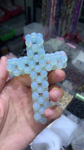 DIY Cross Tutorial with Beads and Popsicle Sticks