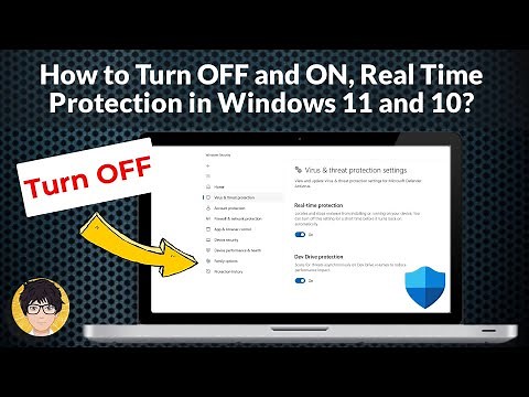 How to Turn OFF and ON Real Time Protection in Windows 11 and 10